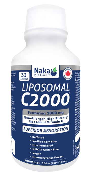 Naka Platinum Liposomal C2000 250mL