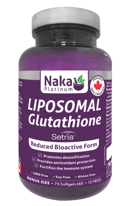 Naka Platinum Liposomal Glutathione 75 Softgels