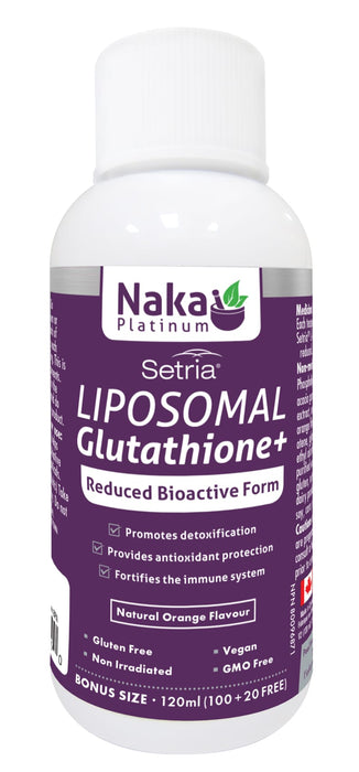 Naka Platinum Liposomal Glutathione+ Orange 120mL