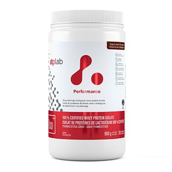 ATP LAB 100% Whey Protein Isolate Pure Organic Dark Chocolate 900g