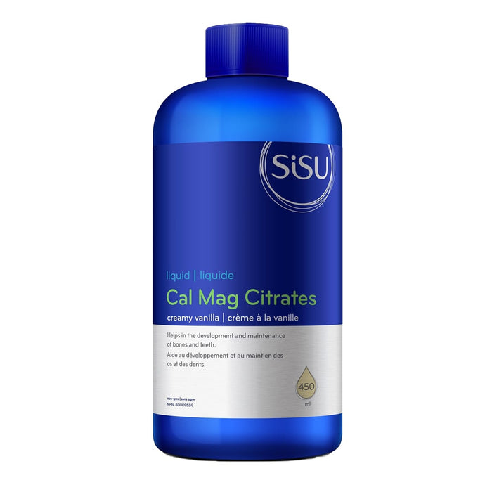 Sisu Calcium Magnesium Citrates Liquid Creamy Vanilla 450mL