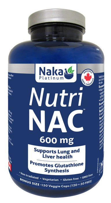 Naka Platinum Nutri NAC 600mg 150 Veggie Caps