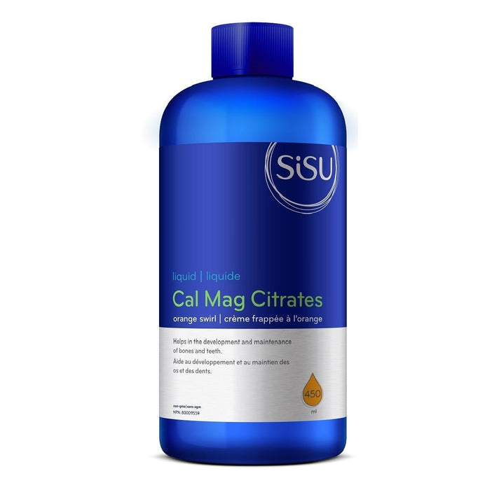 Sisu Calcium Magnesium Citrates Liquid Orange 450mL