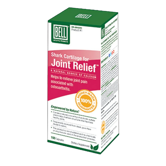 Bell Shark Cartilage for Joint Relief 100 Capsules