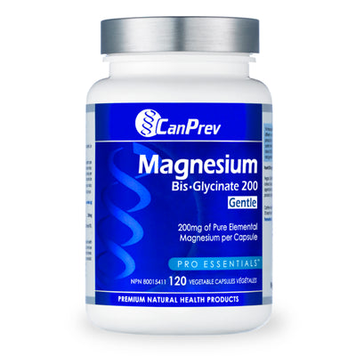 CanPrev Magnesium Bis-Glycinate 200 Gentle 120 v-caps