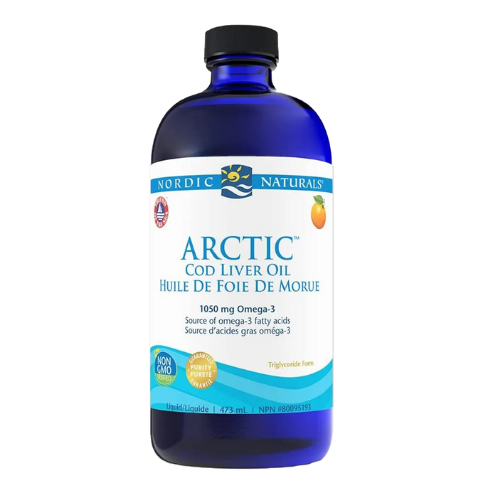 Nordic Naturals Arctic Cod Liver Oil Liquid Orange 473mL