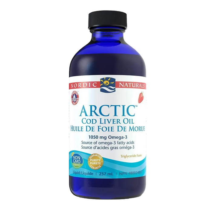 Nordic Naturals Arctic Cod Liver Oil Strawberry 237mL