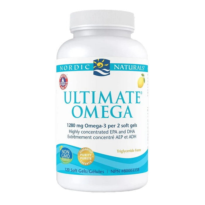 Nordic Naturals Ultimate Omega Lemon 120 Softgels