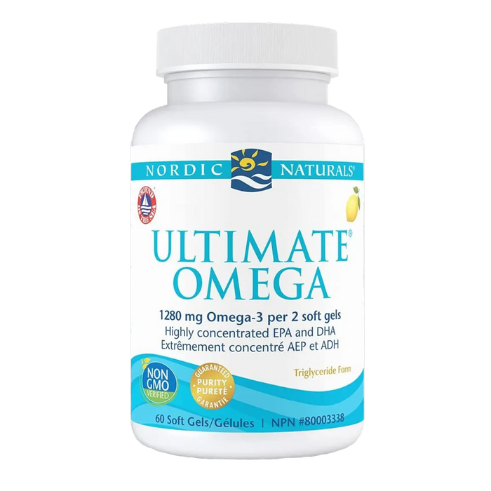 Nordic Naturals Ultimate Omega Lemon 60 Softgels