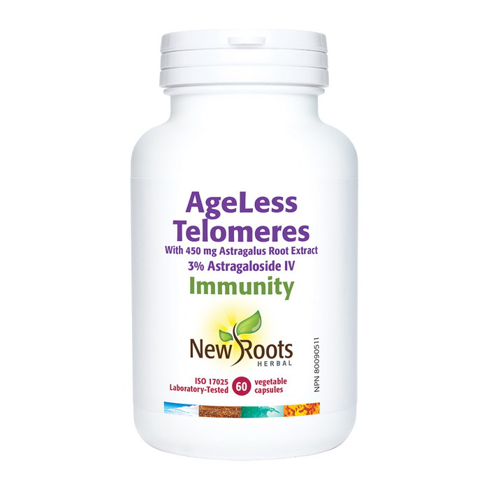 New Roots AgeLess Telomeres 60 Veggie Caps