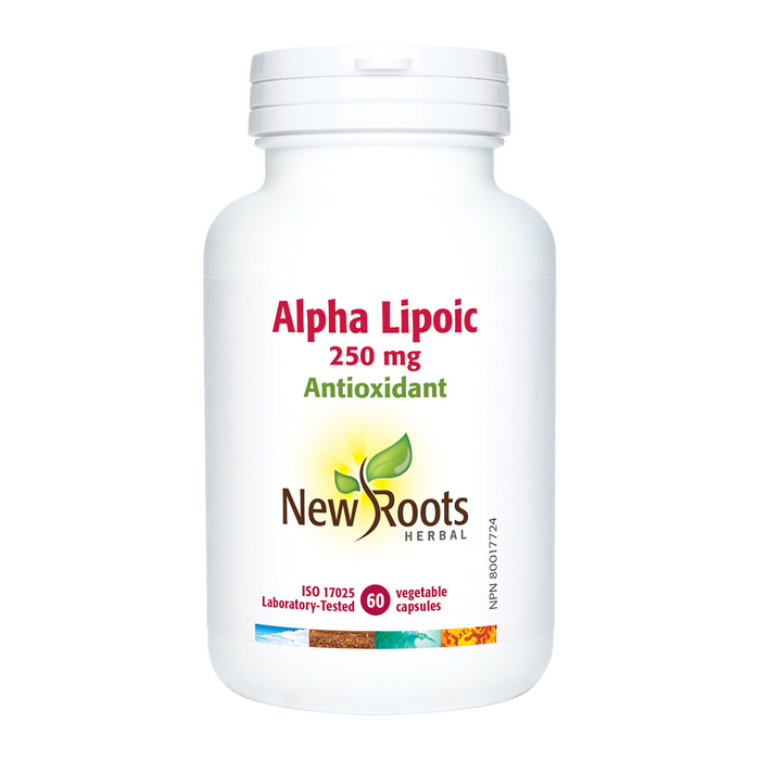 New Roots Alpha Lipoic Acid 250mg 60 Veggie Caps