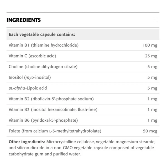 New Roots Vitamin B1 Thiamine 100mg 90 Veggie Caps