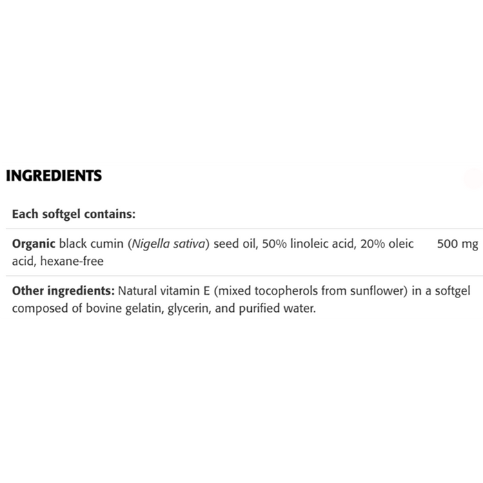New Roots Black Cumin Seed Oil 500mg 120 Softgels