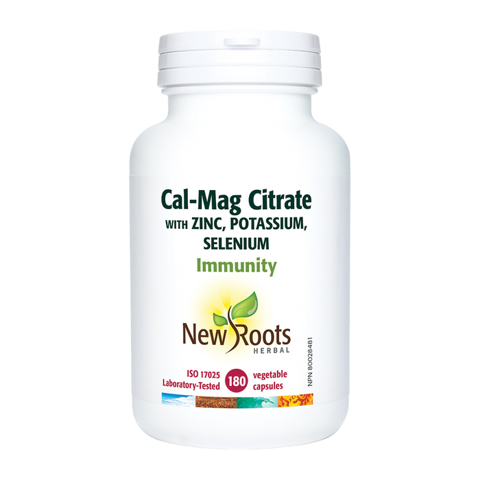 New Roots Cal-Mag Citrate 180 Veggie Caps