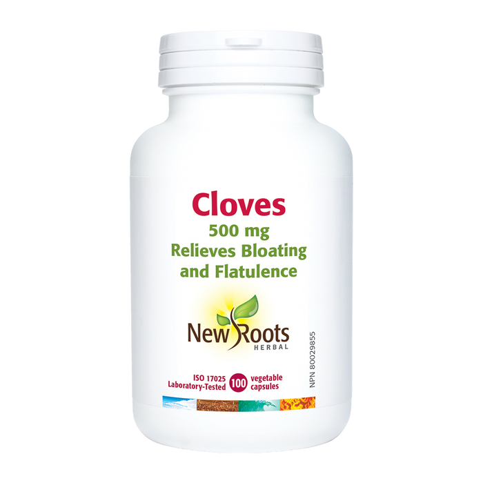 New Roots Cloves 500mg 100 Veggie Caps