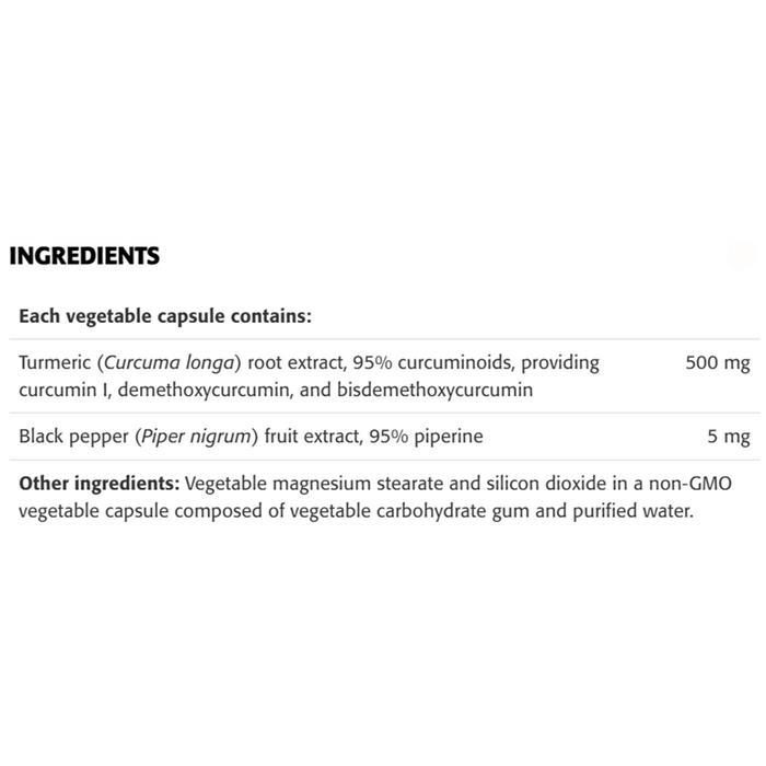 New Roots Curcumin Plus Piperine 500mg 90 Veggie Caps