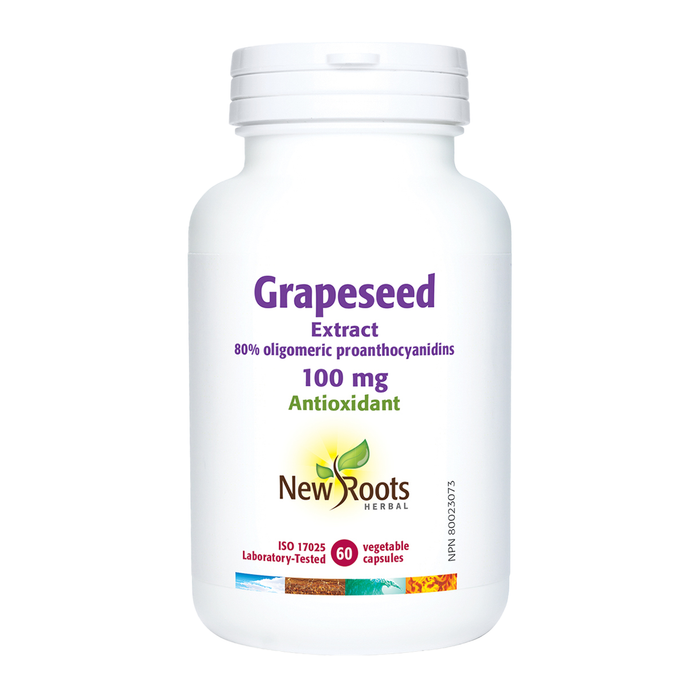 New Roots Grapeseed Extract 100mg 60 Veggie Caps