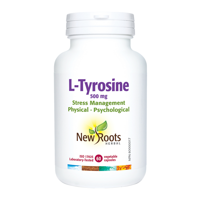 New Roots L-Tyrosine 500mg 60 Veggie Caps