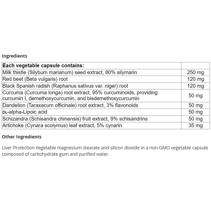 New Roots Liver Protection 180 Veggie Caps