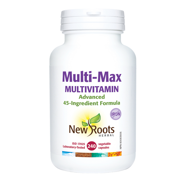 New Roots Multi-Max Multivitamin 240 Veggie Caps