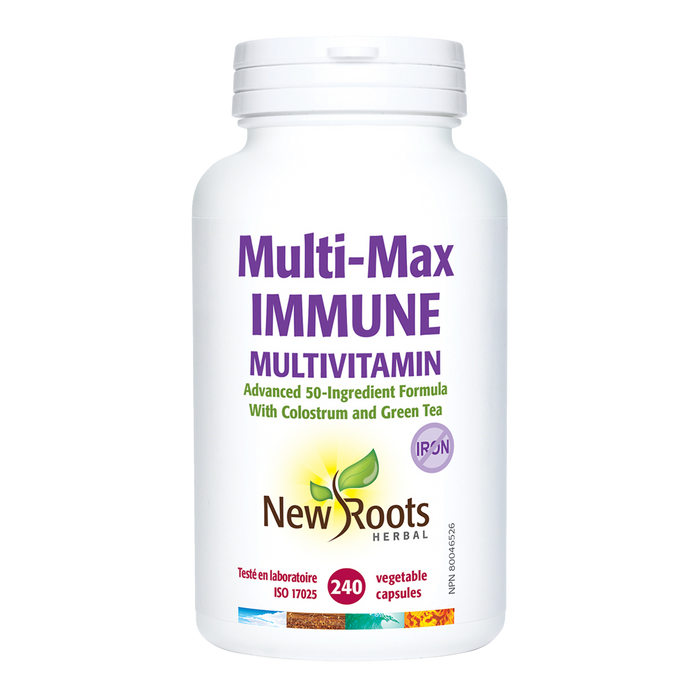 New Roots Multi-Max Immune Multivitamin 240 Veggie Caps