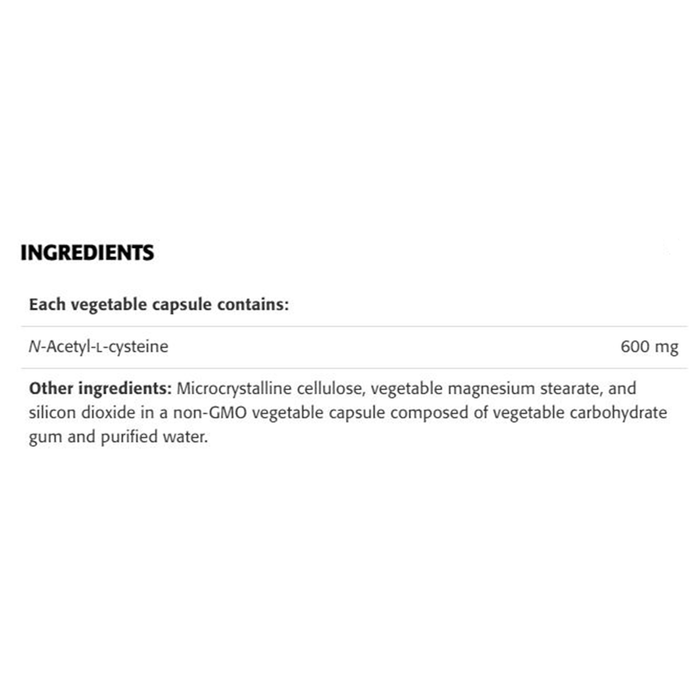 New Roots N-Acetyl Cysteine 600mg 90 Veggie Caps