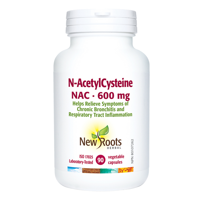 New Roots N-Acetyl Cysteine 600mg 90 Veggie Caps