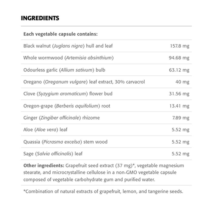 New Roots Purge Parasitis 90 Veggie Caps