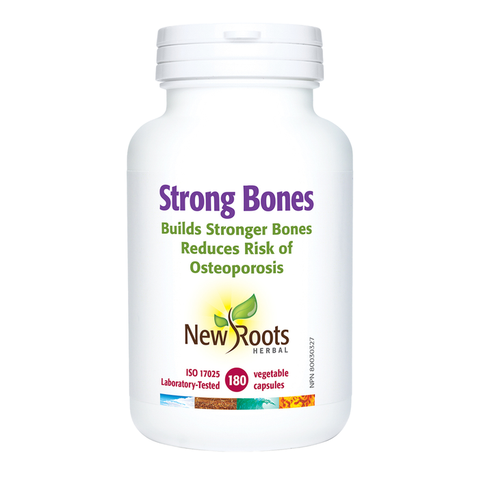 New Roots Strong Bones Boron Free Formula 180 Veggie Caps