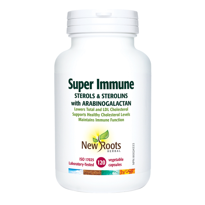 New Roots Super Immune Sterols & Sterolins 120 Veggie Caps