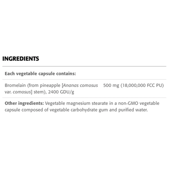 New Roots Ultimate Bromelain 500mg 90 Veggie Caps