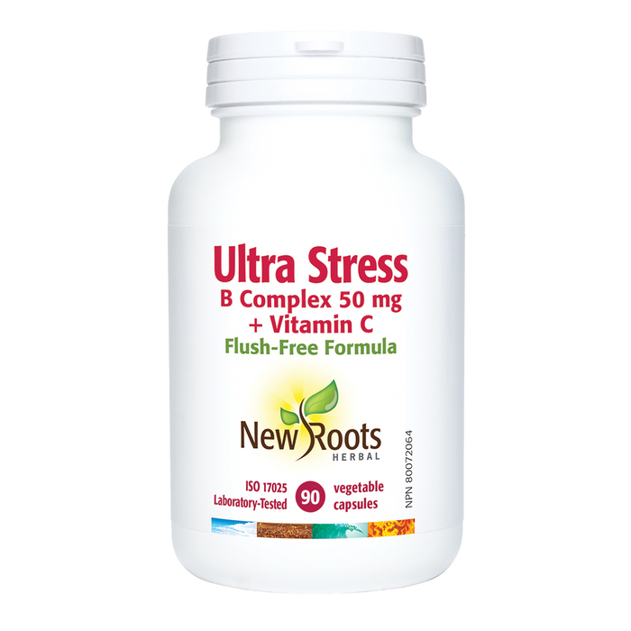 New Roots Ultra Stress B Complex 50mg 90 Veggie Caps