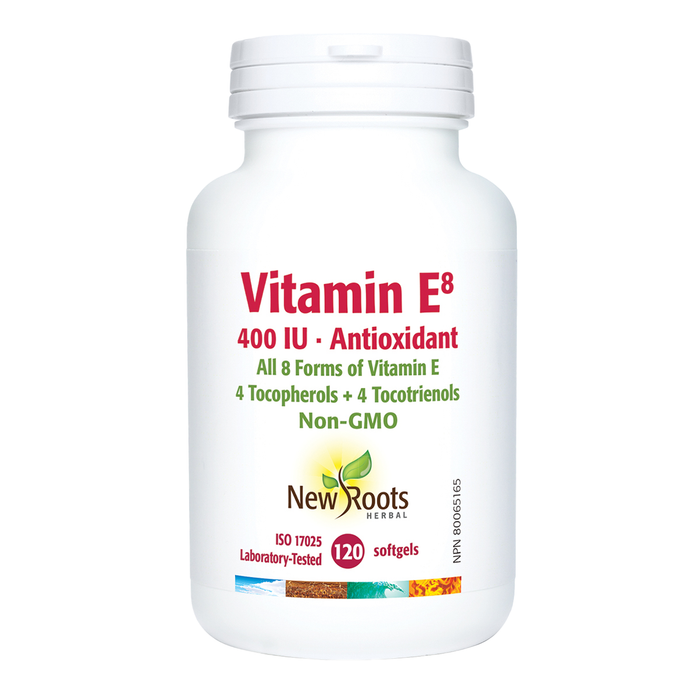 New Roots Vitamin E8 400 IU 120 Softgels