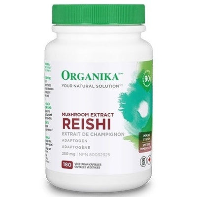 Organika Reishi 250mg 180 Veggie Caps