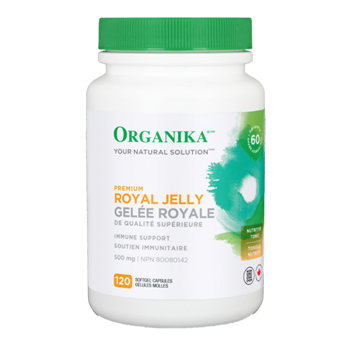 Organika Premium Royal Jelly 500mg 120 Softgels