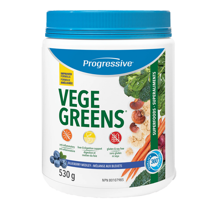 Progressive VegeGreens Blueberry Medley 530g