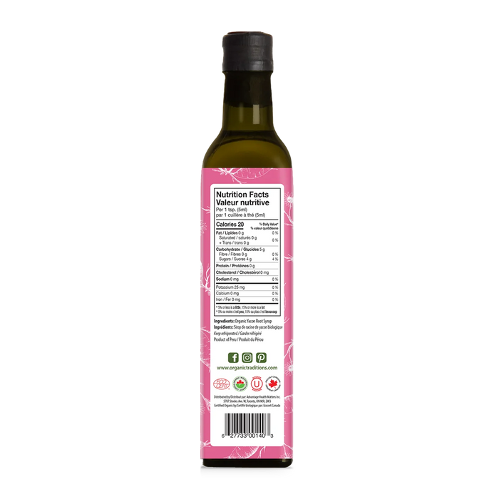 Organic Traditions Yacon Syrup 250mL