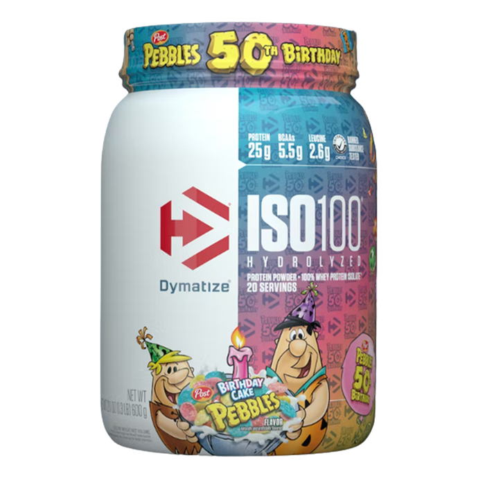 Dymatize ISO 100 Birthday Cake Pebbles 1.3lbs