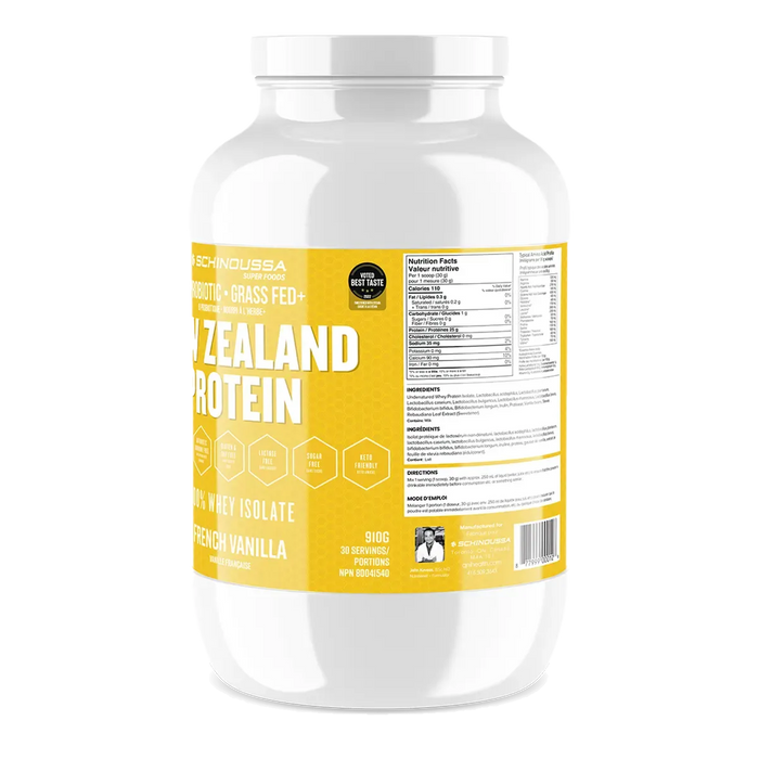 Schinoussa Probiotic Whey Isolate French Vanilla 910g