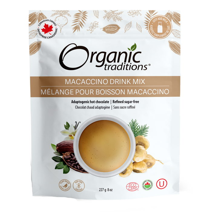 Organic Traditions Macaccino Drink Mix 227g