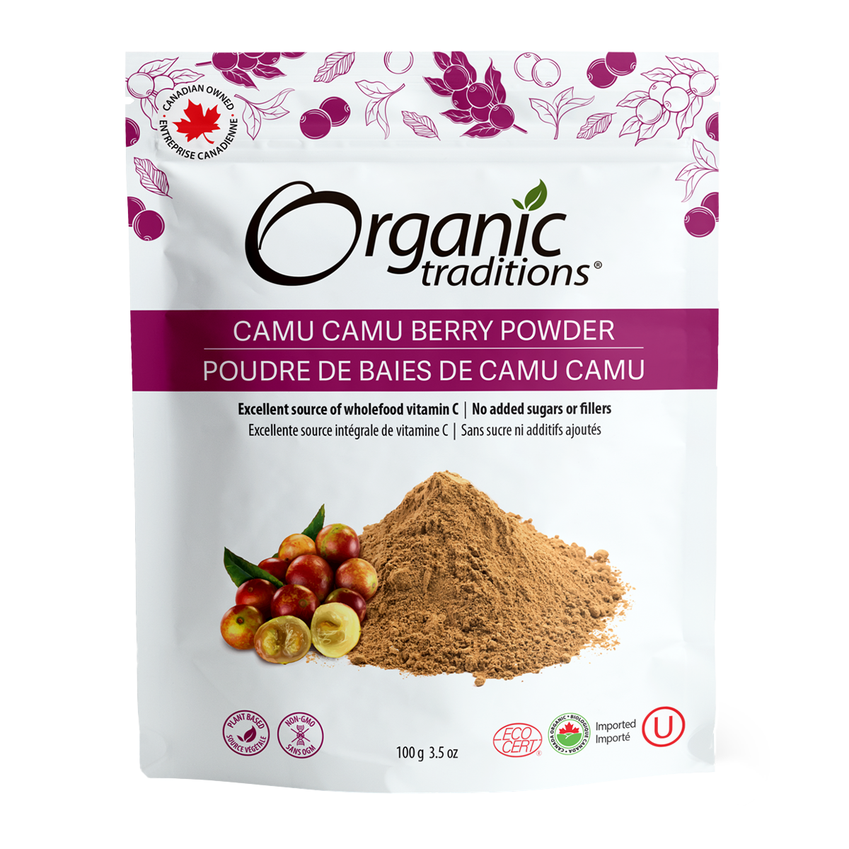 Organic Traditions Camu Camu Berry Powder 100g — Let's Be Healthy Store