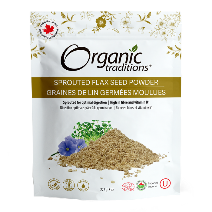 Organic Traditions Sprouted Flax Seed Powder 227g