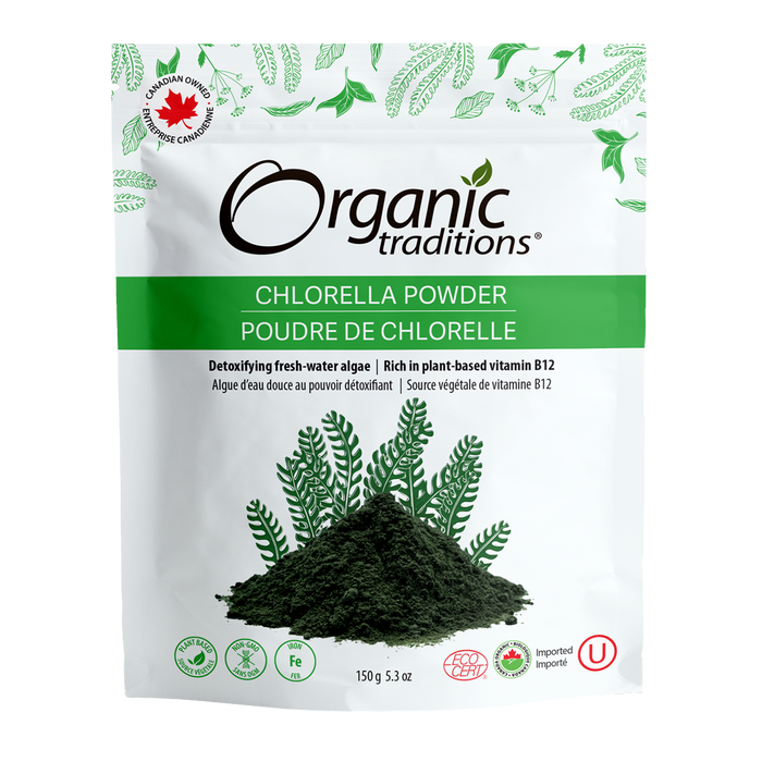 Organic Traditions Chlorella Powder 150g