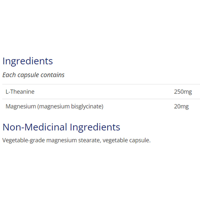 CanPrev L-Theanine with Magnesium 90 v-caps