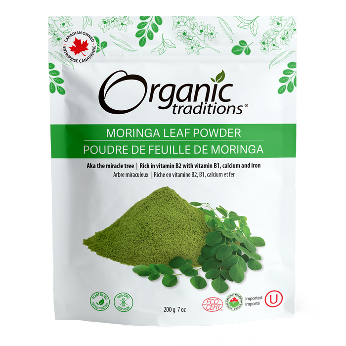 Organic Traditions Moringa Leaf Powder 200g