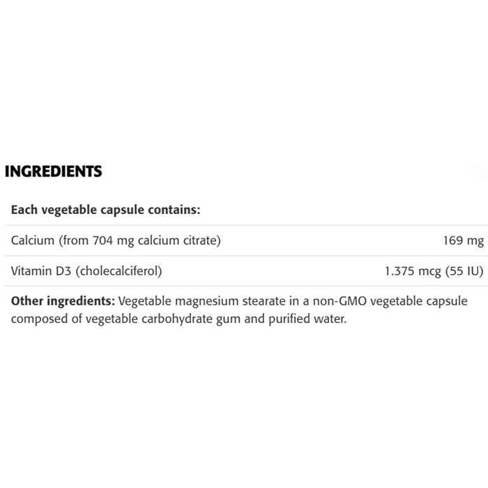 New Roots Calcium Citrate And Vitamin D 150 Veggie Caps