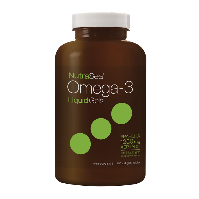 NutraSea Omega-3 Liquid Gels 150 Softgels