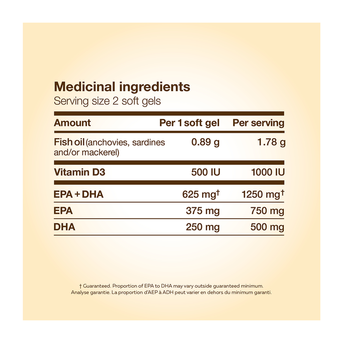 NutraSea +D Omega-3 Liquid Gels 100 Softgels