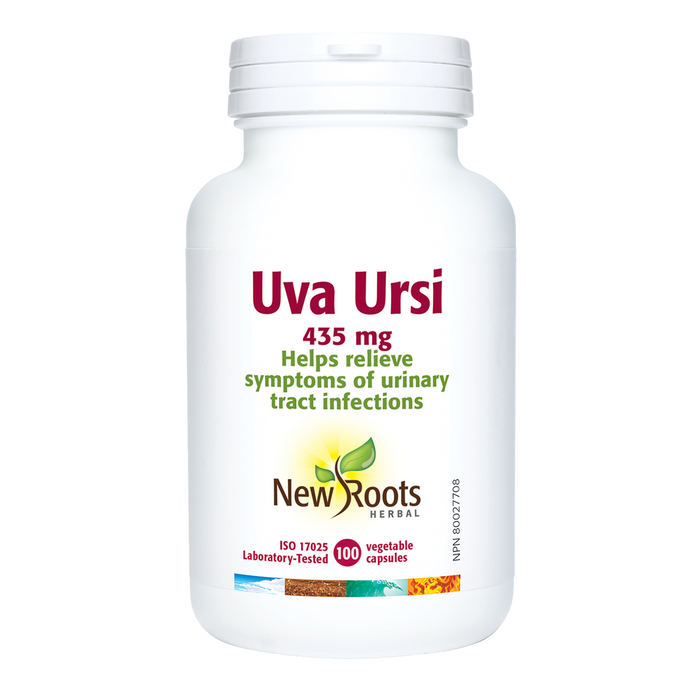 New Roots Uva Ursi 435mg 100 Veggie Caps