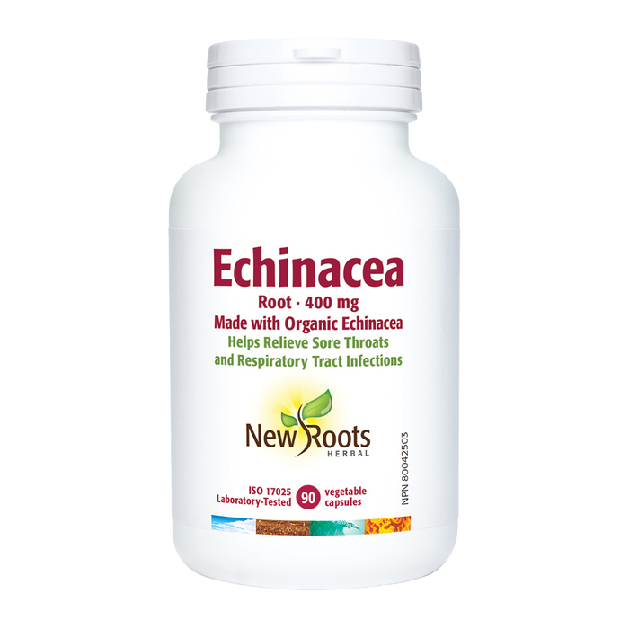 New Roots Echinacea Root 400mg 90 Veggie Caps